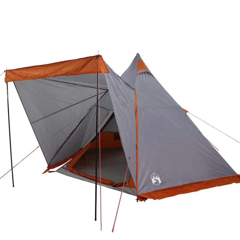 Tipitent 6-persoons waterdicht en oranje>vidaXL Discount