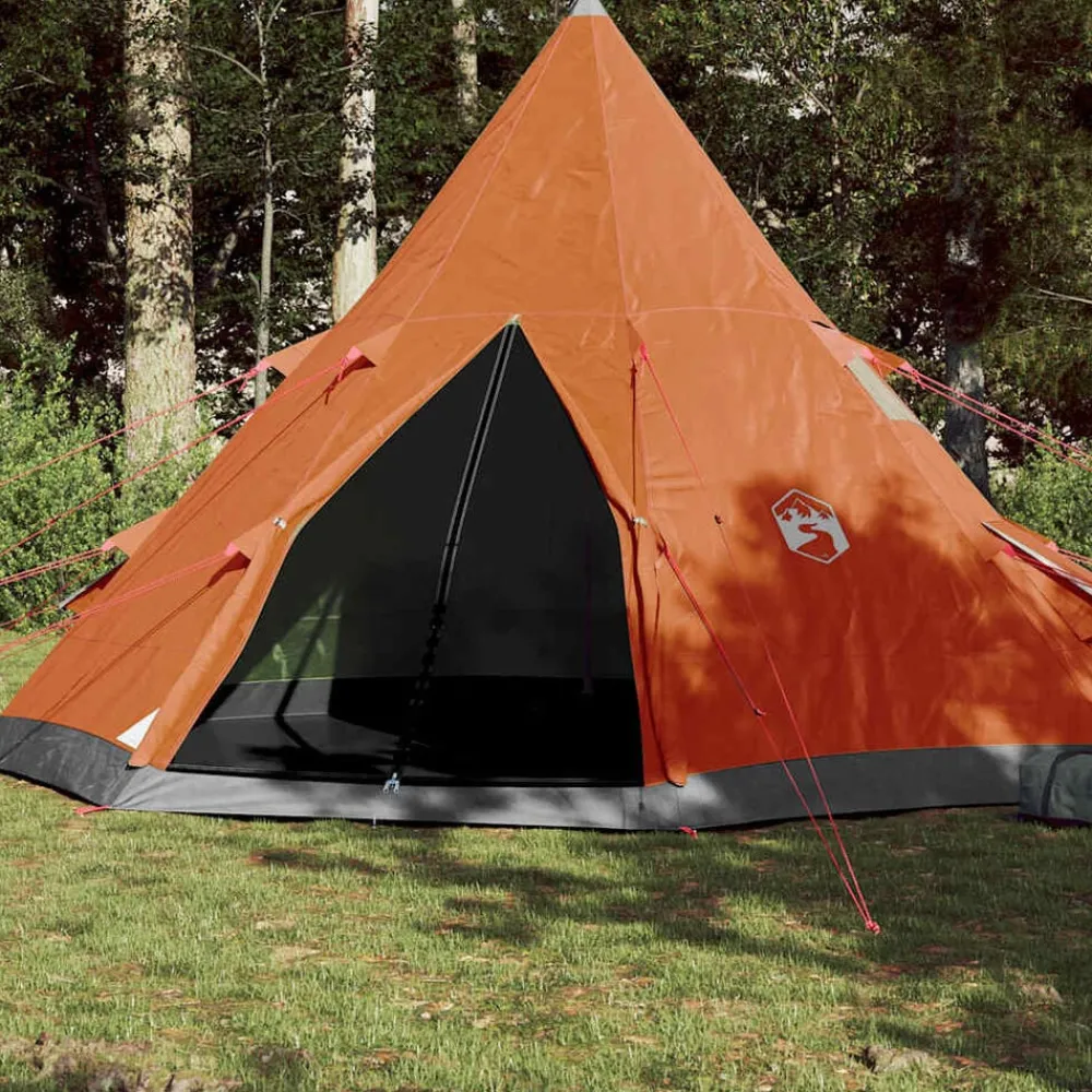 Buitensport*vidaXL Tipitent 4-persoons waterdicht Oranje