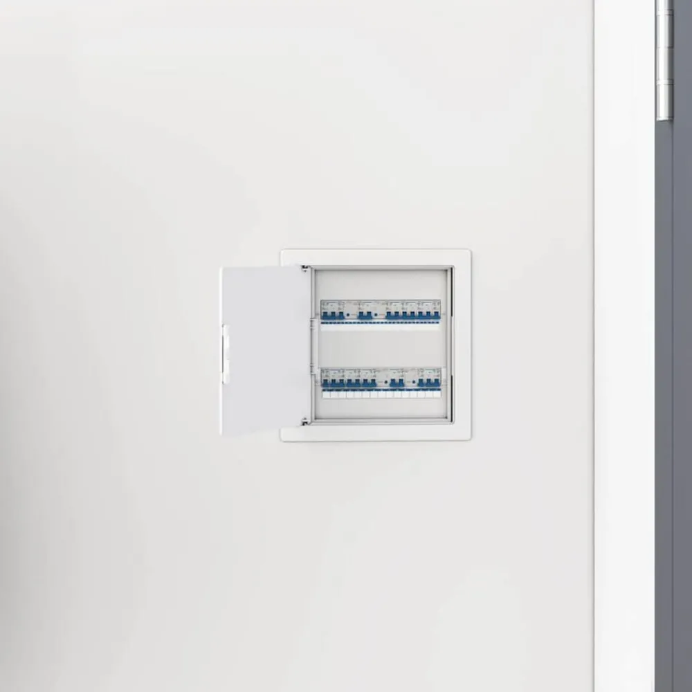 Bouwmaterialen*vidaXL Toegangs-panelen 2 pcs Wit 15 x 15 cm ABS Kunststof