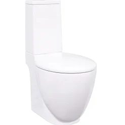 Toilet met afvoer achter keramiek>vidaXL Best