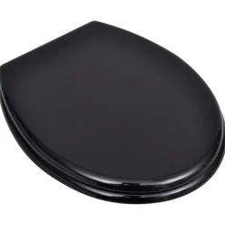 Toiletbril simpel ontwerp MDF zwart>vidaXL Outlet