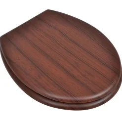Toiletbril simpel ontwerp MDF bruin>vidaXL Outlet