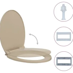 Toiletbril soft-close ovaal>vidaXL Discount