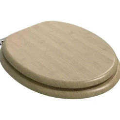 Sanitair & Loodgietersbenodigdheden*vidaXL Toiletbrillen 2 st met soft-close deksels MDF bamboeontwerp