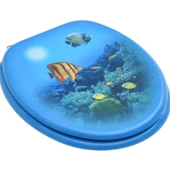 Toiletbrillen met deksel 2 st diepzee MDF><noscript><img width=