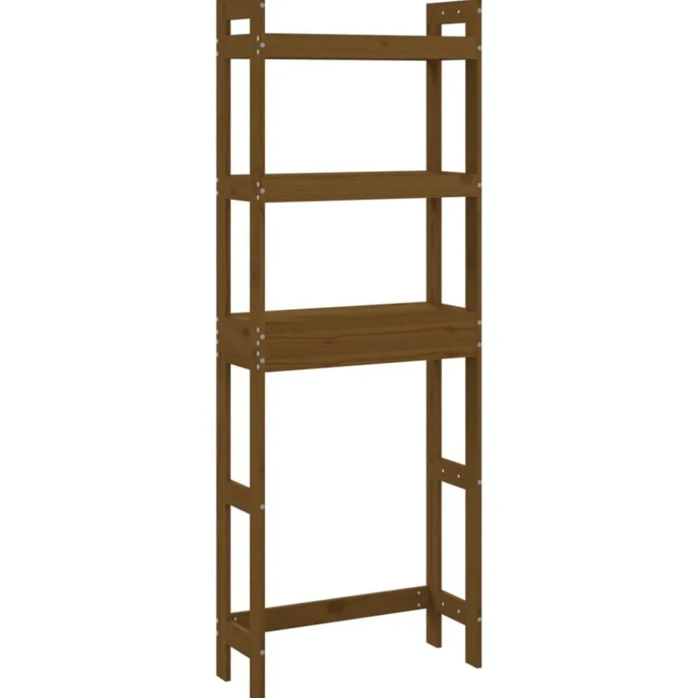 Toiletrek 63x26x171 cm massief grenenhout>vidaXL Best