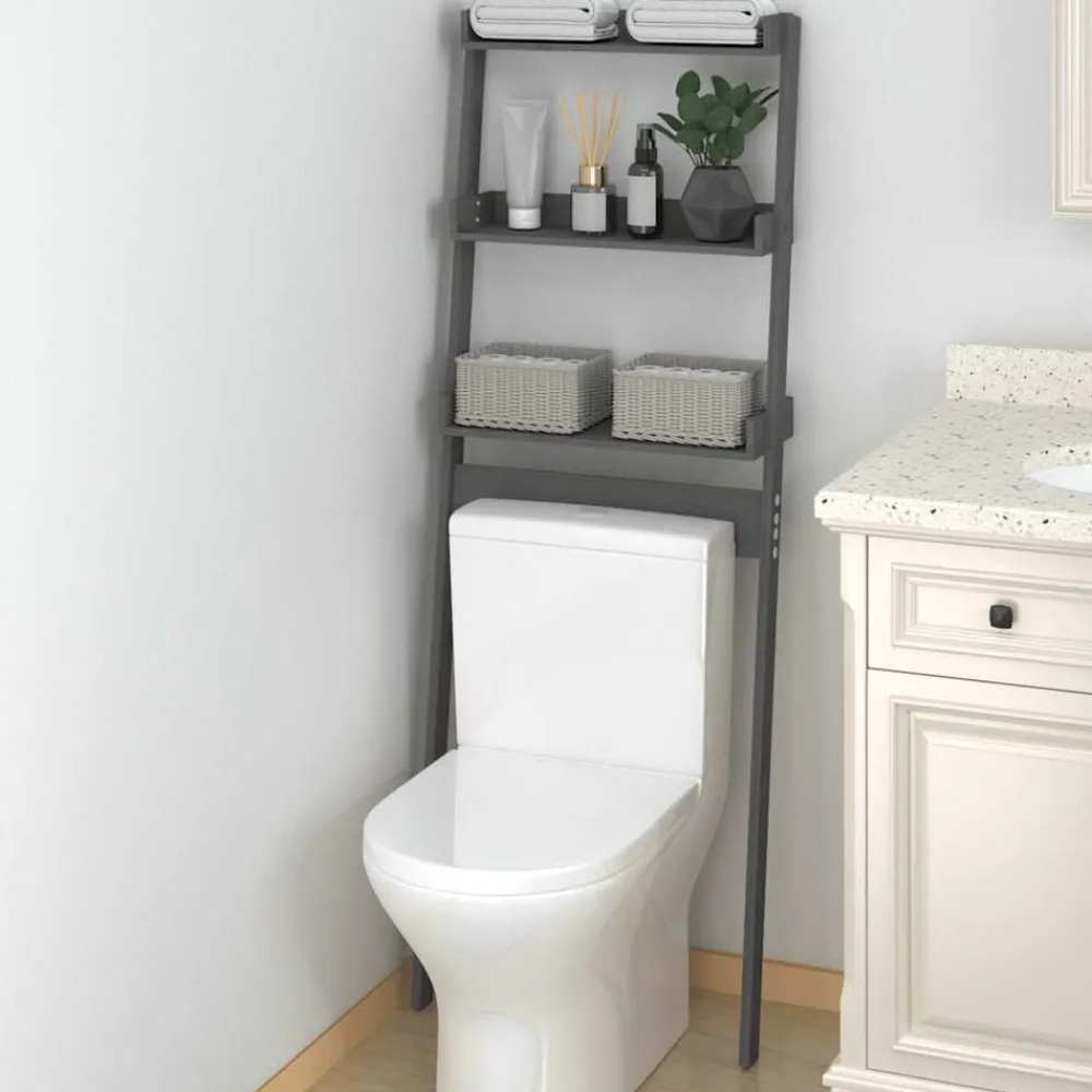 Toiletrek 63,5x32x179 cm massief grenenhout>vidaXL