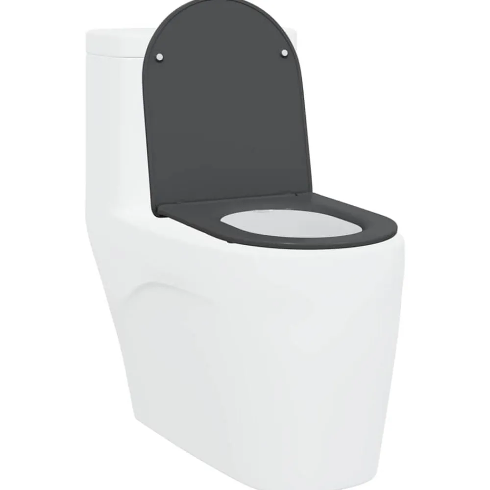 Toiletzitting 47 x 36 x 3,4 cm Duroplast>vidaXL New