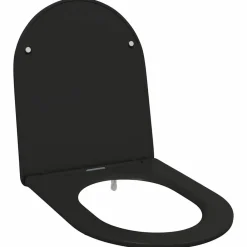 Sanitair & Loodgietersbenodigdheden*vidaXL Toiletzitting 47 x 36 x 3,4 cm Duroplast Zwart