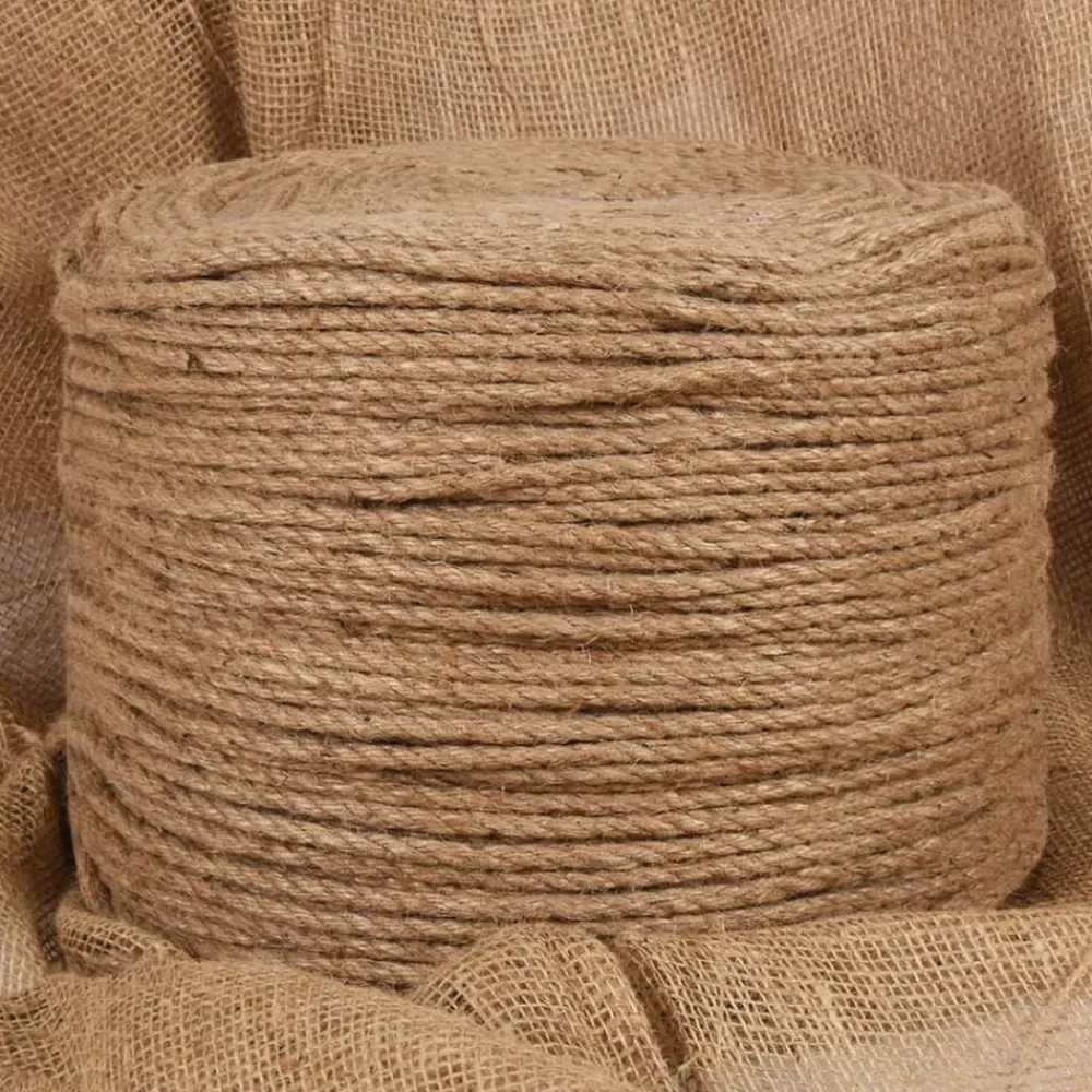 Bouwbeslag*vidaXL Touw 100% jute 6 mm 500 m