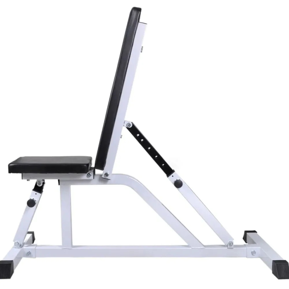 Fitness*vidaXL Trainingsbank met halterset 60,5 kg