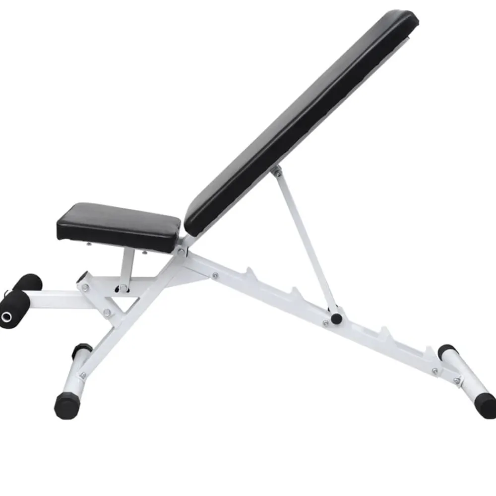 Fitness*vidaXL Trainingsbank met halterset 60,5 kg