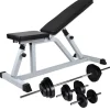 Trainingsbank met halterset 30,5 kg>vidaXL Best