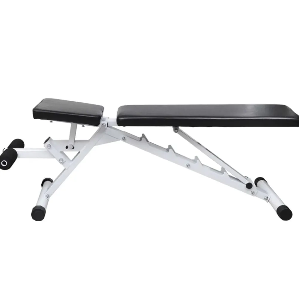 Fitness*vidaXL Trainingsbank met halterset 30,5 kg