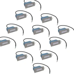 Verlichting*vidaXL Trapinbouwspots 12 st LED 44x111x56 mm