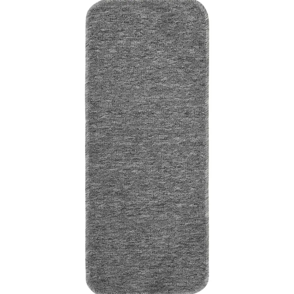 Huishoudelijke Benodigdheden*vidaXL Trapmatten 15 st anti-slip rechthoekig 60x25 cm Grijs