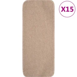 Trapmatten 15 st anti-slip rechthoekig 60x25 cm>vidaXL Clearance