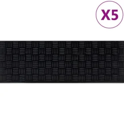 Huishoudelijke Benodigdheden*vidaXL Trapmatten 5 st 25x75 cm rubber