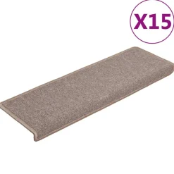 Trapmatten 15 st 65x21x4 cm met rechthoekige rand>vidaXL Hot
