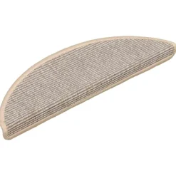 Huishoudelijke Benodigdheden*vidaXL Trapmatten 15 st 56x17x3 cm Halfrond Zilver