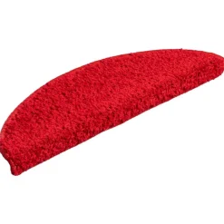 Huishoudelijke Benodigdheden*vidaXL Trapmatten 15 st 56x17x3 cm Halfrond Rood