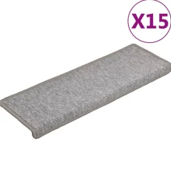 Trapmatten 15 st 65x21x4 cm met rechthoekige rand>vidaXL Outlet