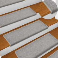 Trapmatten 15 st 65x21x4 cm met rechthoekige rand>vidaXL Outlet
