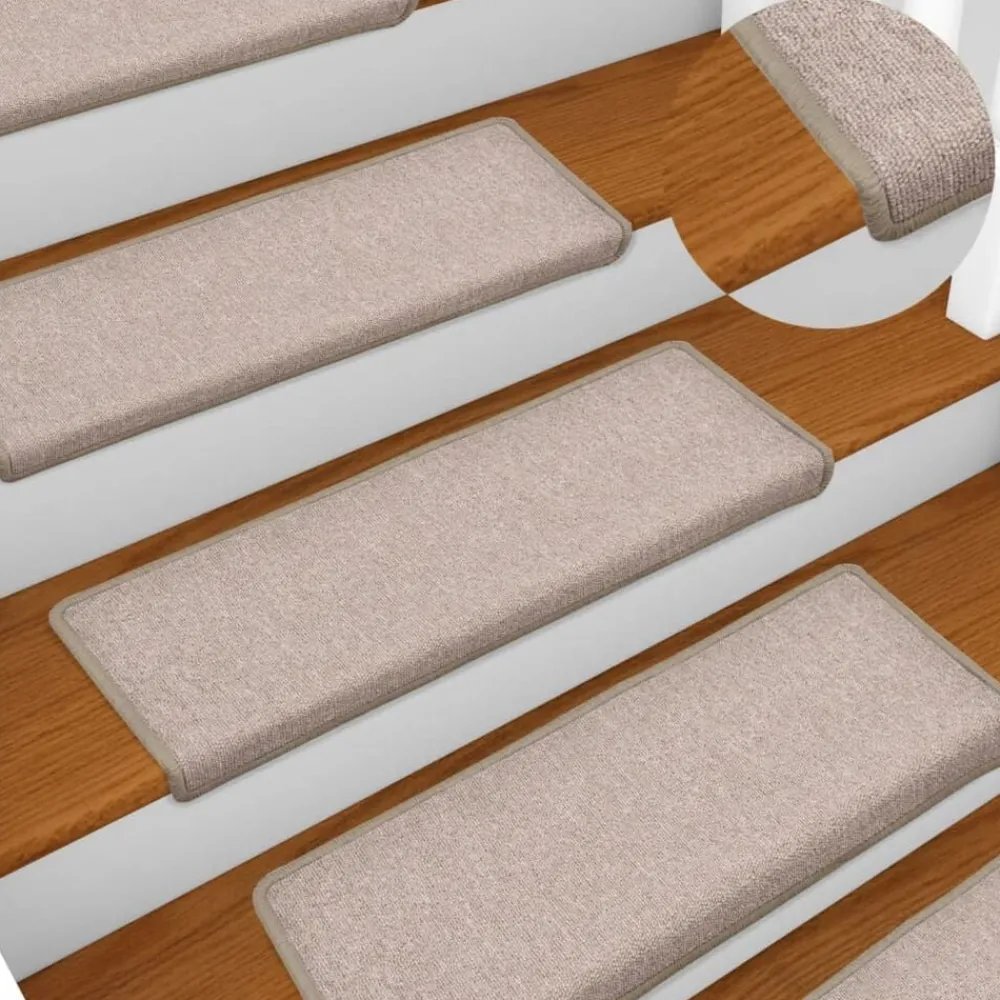 Trapmatten 15 st 65x21x4 cm Rechthoekige Rand>vidaXL Best