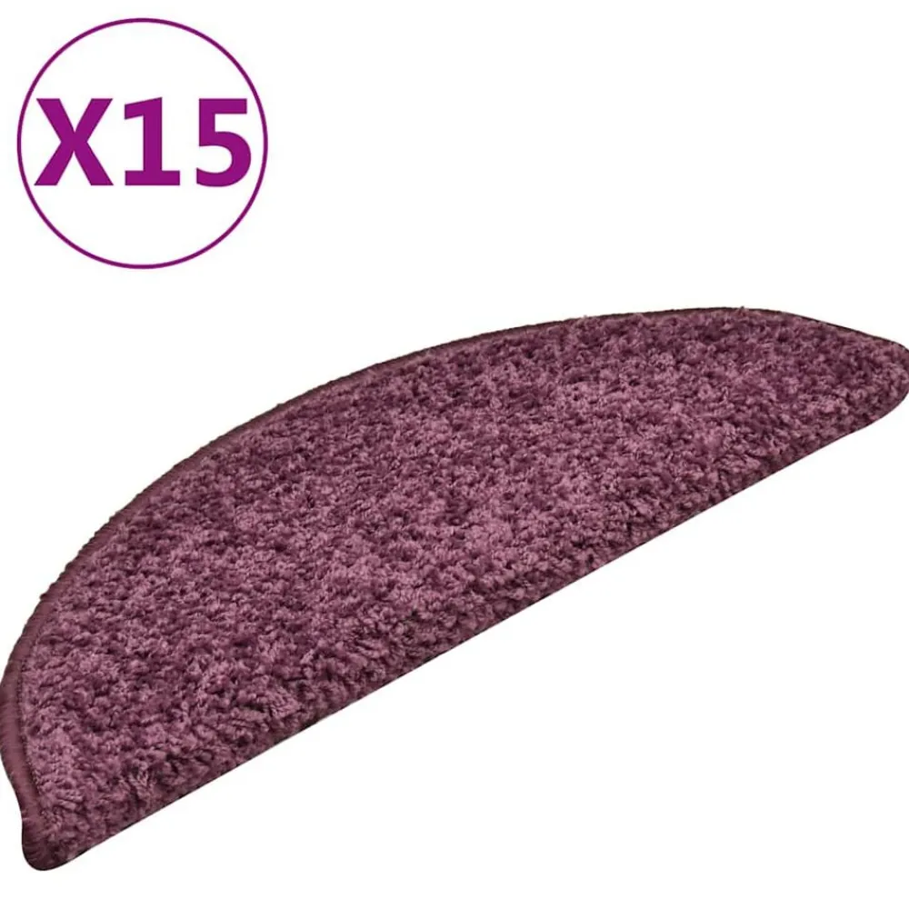Trapmatten 15 st 56x17x3 cm Halfrond>vidaXL New
