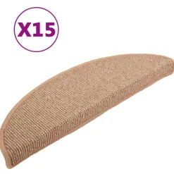 Trapmatten 15 st 56x17x3 cm halfrond>vidaXL Discount