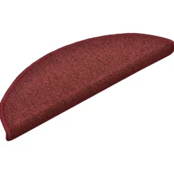 Huishoudelijke Benodigdheden*vidaXL Trapmatten 15 st 56x17x3 cm Bordeaux Halfrond Bordeauxrood
