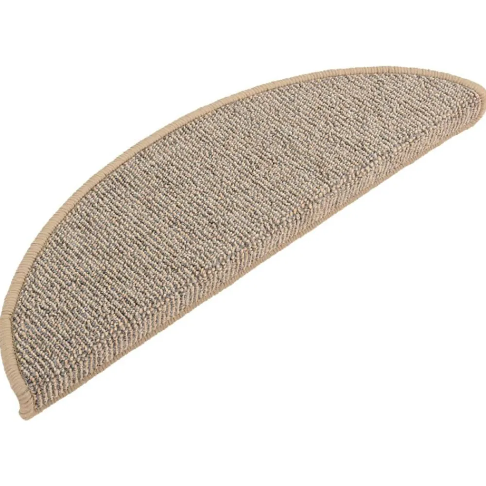 Huishoudelijke Benodigdheden*vidaXL Trapmatten 15 st 56x17x3 cm Halfrond Bruin