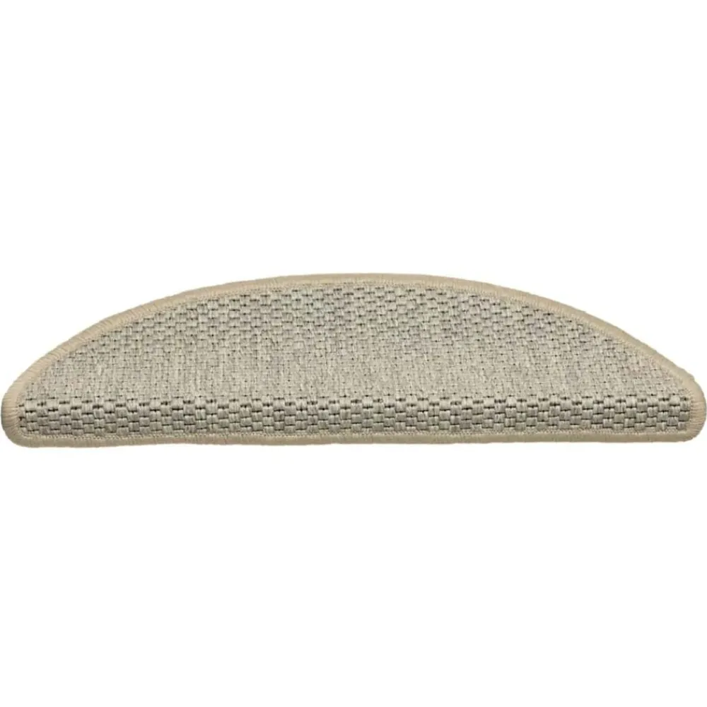 Huishoudelijke Benodigdheden*vidaXL Trapmatten zelfklevend 15 st sisal-look 56x17x3 cm Lichtgroen