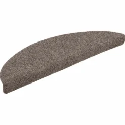 Huishoudelijke Benodigdheden*vidaXL Trapmatten Zelfklevend 5 stuks 56x17x3 cm Halfrond Beige