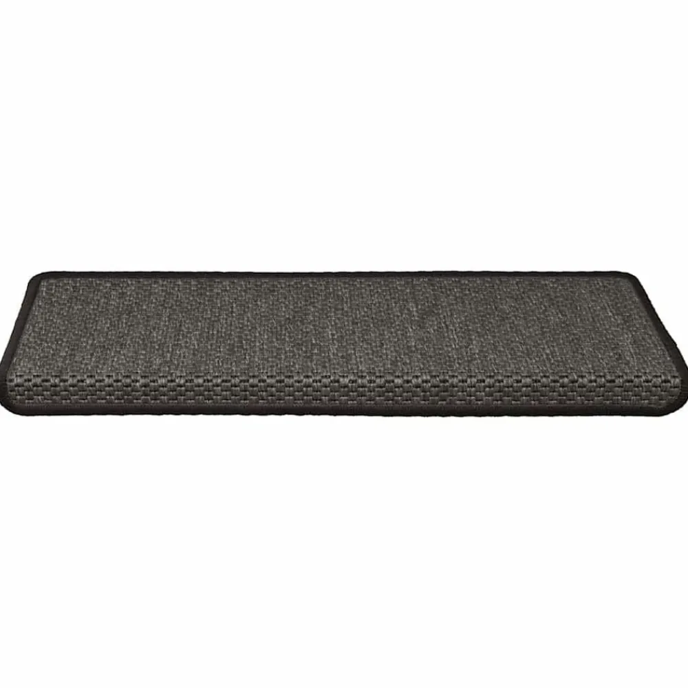 Huishoudelijke Benodigdheden*vidaXL Trapmatten zelfklevend 15st sisal-look 65x21x4cm kleur Antraciet