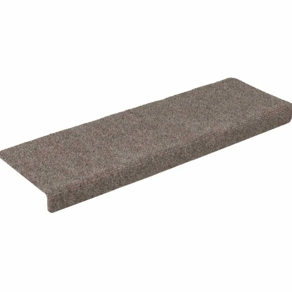 Huishoudelijke Benodigdheden*vidaXL Trapmatten zelfklevend 15 stuks 65x21x4 cm rechthoekige rand Beige