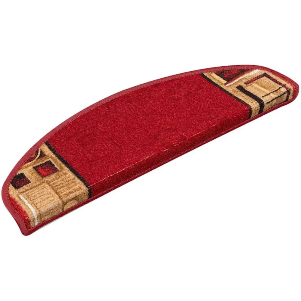 Huishoudelijke Benodigdheden*vidaXL Trapmatten zelfklevend 5 st 65x21x4 cm Rood