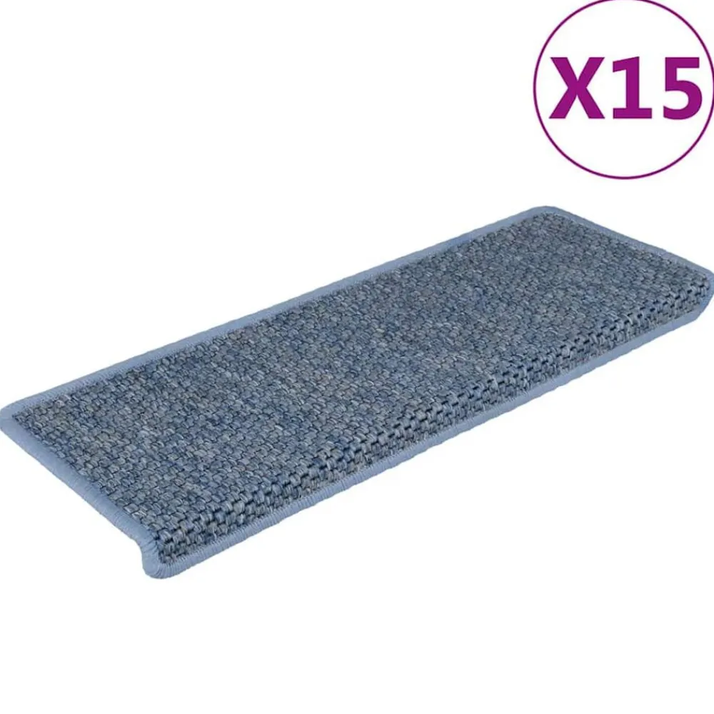 Trapmatten zelfklevend 15 st sisal-look 65x21x4 cm>vidaXL Best