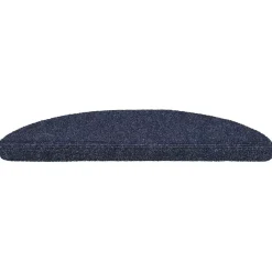 Huishoudelijke Benodigdheden*vidaXL Trapmatten Zelfklevend 15 stuks 56x17x3 cm Halfrond Blauw