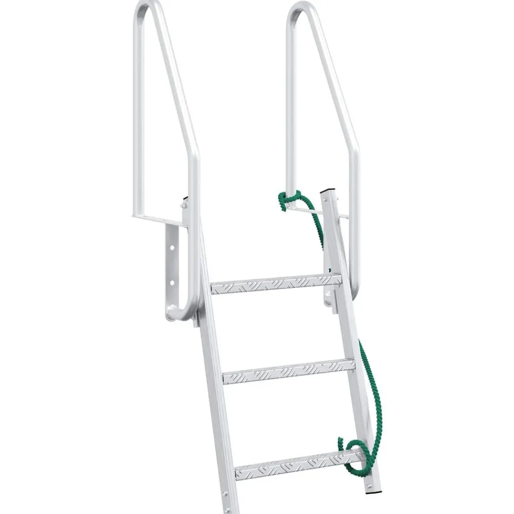 Voertuigonderdelen & -Accessoires*vidaXL 3-Traps Steigerladder Zilver 58 x 77 x 144 cm Aluminium