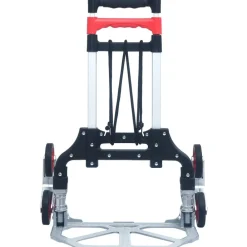 Traptrolley inklapbaar 70 kg aluminium zilverkleurig><noscript><img width=