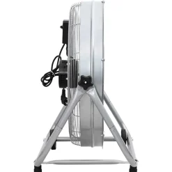 Huishoudelijke Apparaten*vidaXL Trommelventilator met wiel Zilver 73 x 42 x 70 cm Aluminium