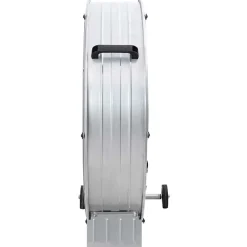 Huishoudelijke Apparaten*vidaXL Trommelventilator met wiel Zilver 79 x 37 x 82 cm Aluminium