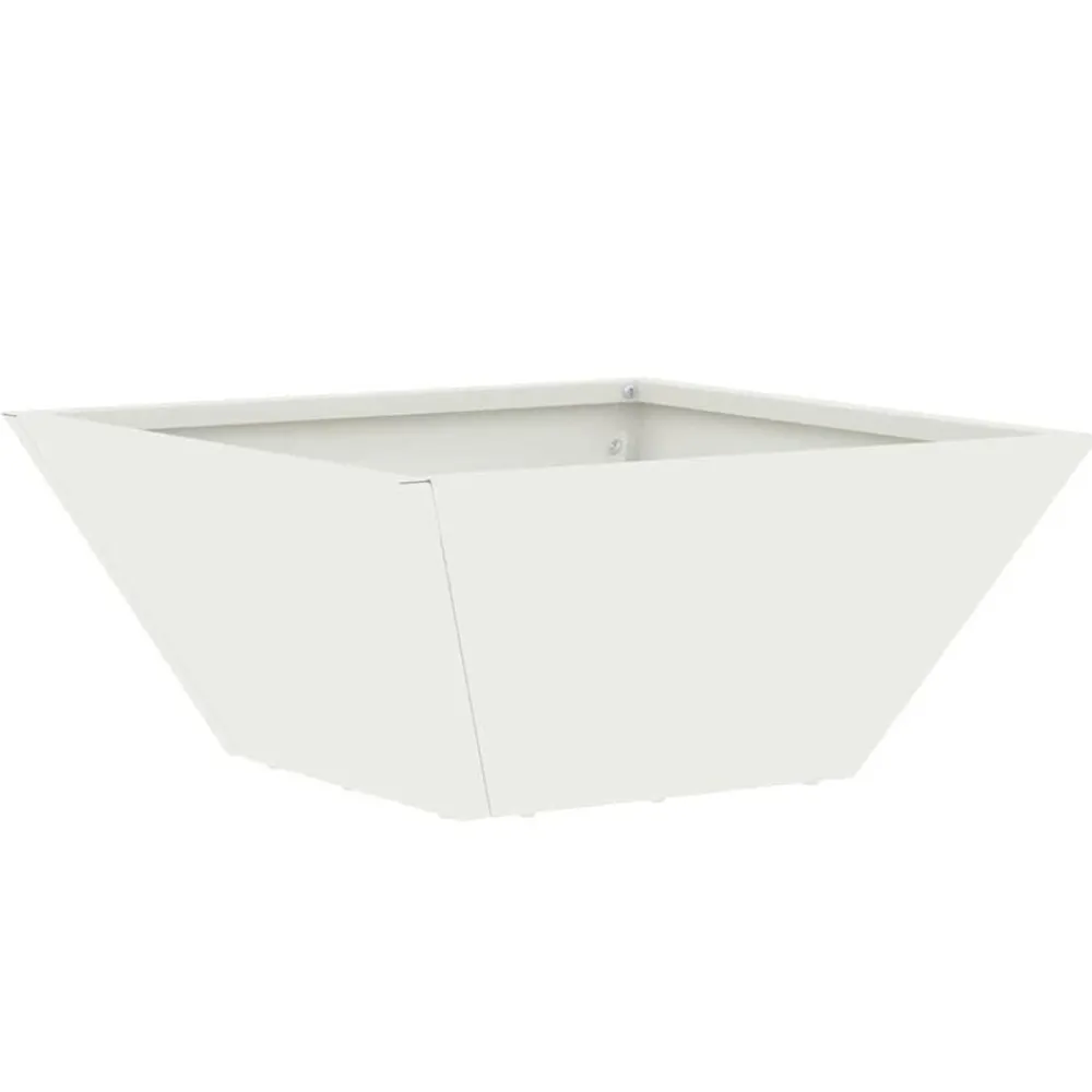 Tuin Bloempot 35 x 35 x 15 cm Koudgewalst staal>vidaXL New
