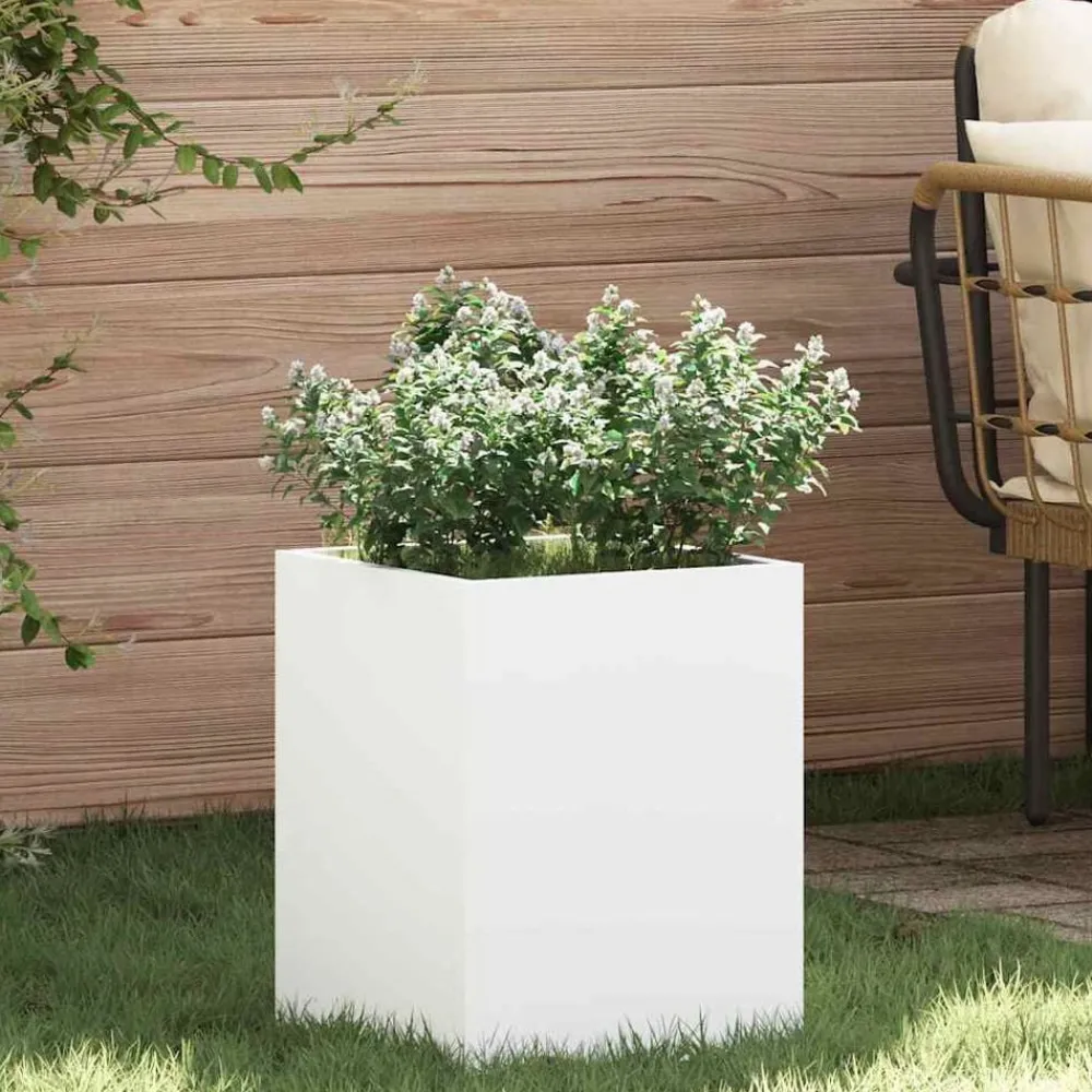 Tuin Bloempot 32 x 32 x 40 cm Koudgewalst staal>vidaXL Clearance