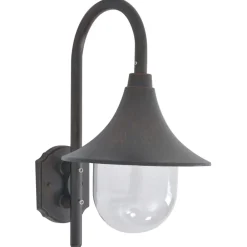Tuin wandlamp E27 42 cm aluminium>vidaXL Discount