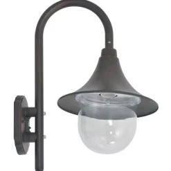 Tuin wandlamp E27 42 cm aluminium><noscript><img width=