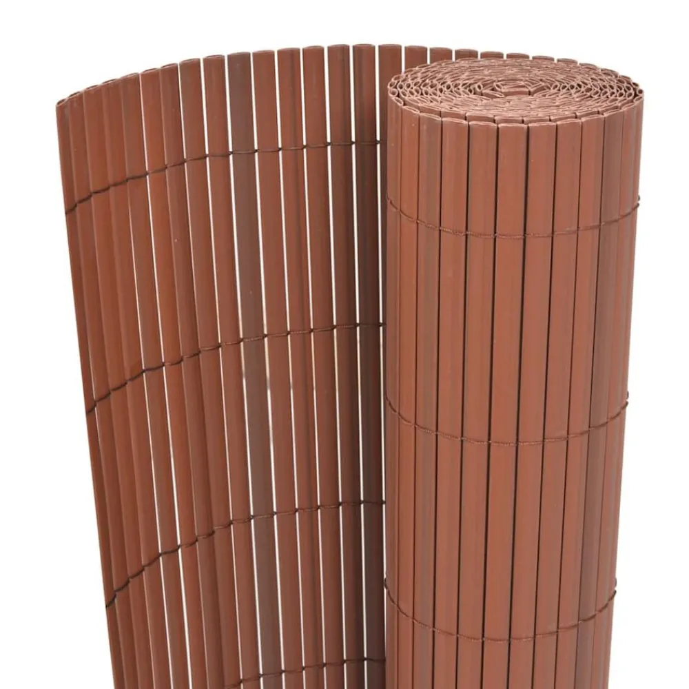 Tuinafscheiding dubbelzijdig 90x300 cm PVC>vidaXL Clearance