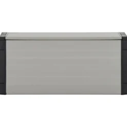 Huishoudelijke Benodigdheden*vidaXL Tuinafvalbak 85x34x40 cm grijs