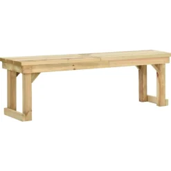Tuinbank 140 cm geïmpregneerd grenenhout>vidaXL Outlet